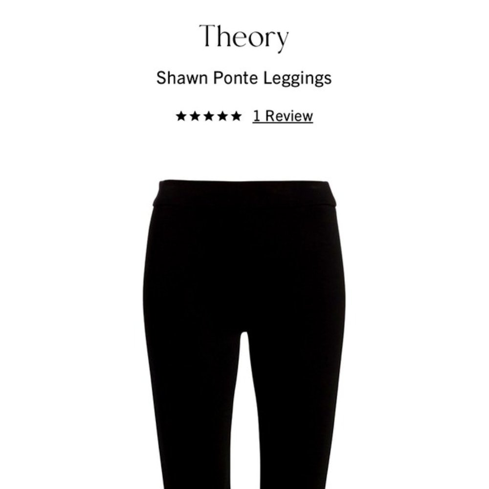 Theory Shawn C2 Ponte Leggings, L
